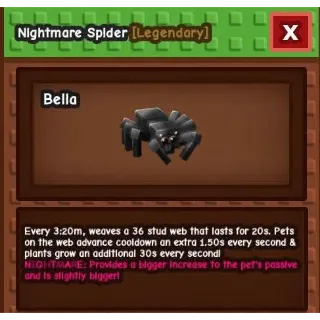 Titanic Spider | Nightmare mut >80kg