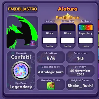 Alatura • Astrologic Aura • 2021 • Dragon Adventures