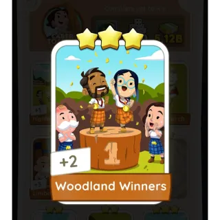 Woodland Winners monopoly go