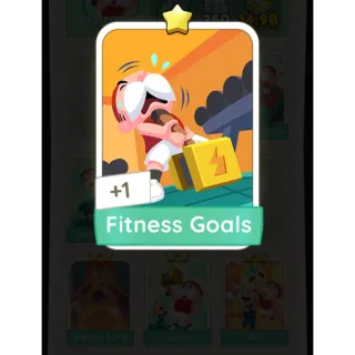 Fitness Goals set 4 monopoly go