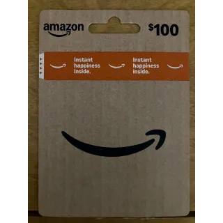 $100.00 USD Amazon