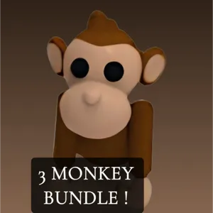 BUNDLE ! 3 MONKEYS
