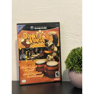 DONKEY KONGA FOR GAMECUBE CONSOLE CIB.