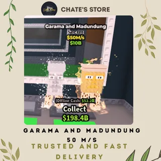 5X GARAMA AND MADUNDUNG 50 M/S