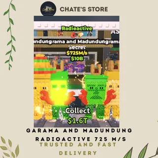 GARAMA AND MADUNDUNG RADIOACTIVE 725 M/S