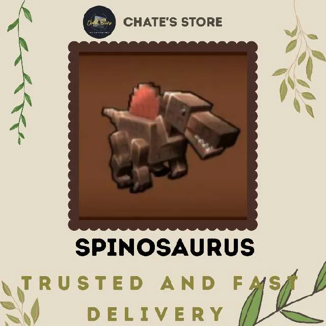 thumbnail image 2 of Spinosaurus Collectible From Roblox Grow A Garden - New In Package 2 of 5