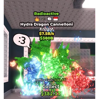 HYDRA DRAGON CANNELLONI RADIOACTIVE 7.5 B/S