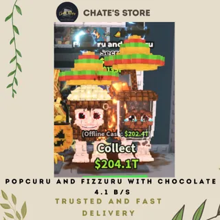 POPCURU AND FIZZURU 4.1 B/S WITH CHOCOLATE TRAIT 