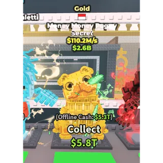 MONEY MONEY PUGGY GOLD 110.2 M/S