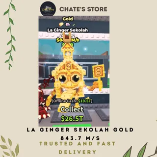 LA GINGER SEKOLAH GOLD 843.7 M/S 