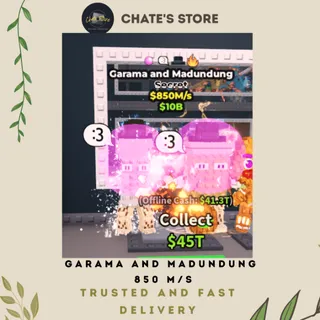 GARAMA AND MADUNDUNG 850 M/S 