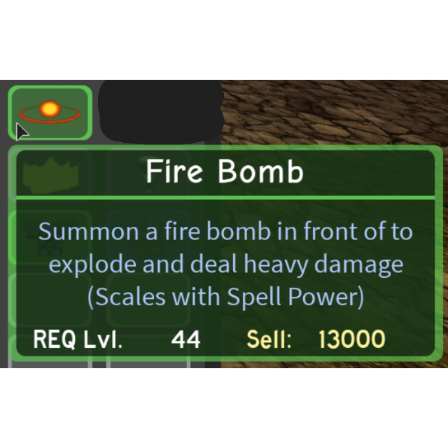 Gear Dq Fire Bomb In Game Items Gameflip - roblox bomb gear id