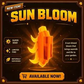 Sun Bloom - Grow A Garden 2