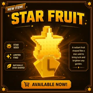 Star Fruit - Grow A Garden 2