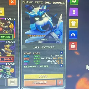 Shiny Yeti Oni Bonnie