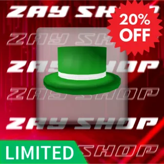 LIMITED | GREEN TOP HAT WITH WHITE BAND GTH