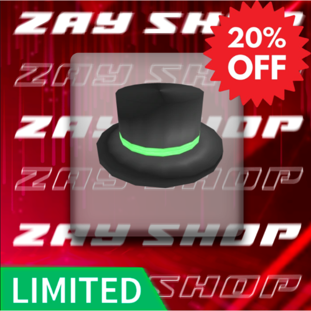 LIMITED | GREEN BANDED TOP HAT ( GBTH ) - Other Game Item - Gameflip