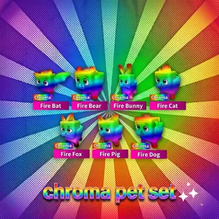 Full Chroma pets set I MM2