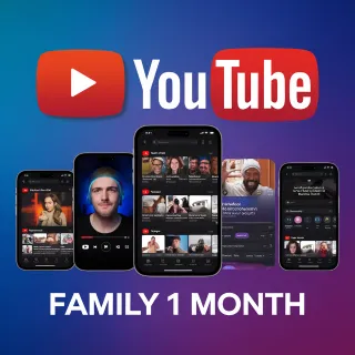 Youtube Family 1 Month