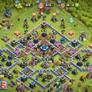 Legendary Clash of Clans Account 🔥 TH13 | Rare Skins + Strong Heroes 💎