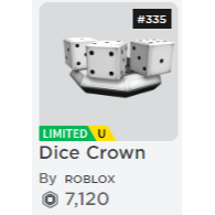 Collectibles Dice Crown In Game Items Gameflip - roblox google crown