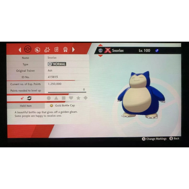 Snorlax Gigantamax Shiny In Game Items Gameflip