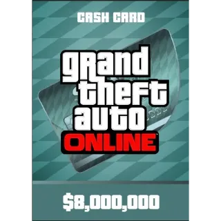 PC GTA V Online: 8 MILLION Megalodon Cash Card INSTANT DELIVERY