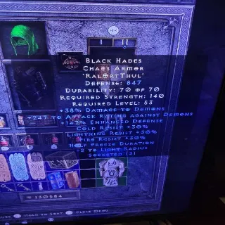 Black Hades Chaos Armor