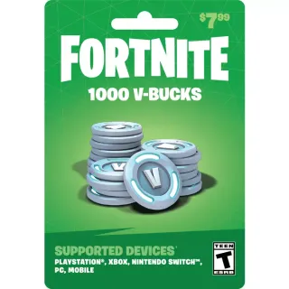 1000 V-Bucks Gift Card