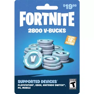 2800 V-Bucks Gift Card