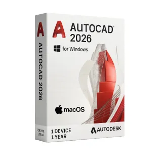 AutoCAD 2026 License - WIN & MAC - 1 Year - 3 Devices - Instant Delivery