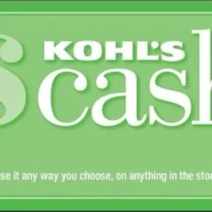 $9.12 Kohl's Cash AUTO DELIVERY