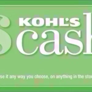 $10 Total - 2pcs $5 Kohl's Cash INSTANT DELIVERY