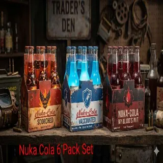 Nuka-Cola 6 Pack Set.