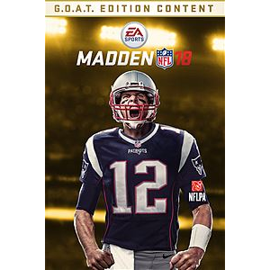 Madden NFL 18: Goat Edition For Xbox One Football American