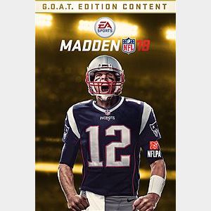 Xbox One Madden NFL 18 G.O.A.T. Edition