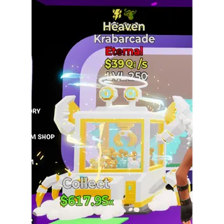 39 qi/s Heaven Krabarcade | Max Level | Lightning + Forest Trait