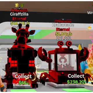 Darkness Giraffzilla + Krabarcarde