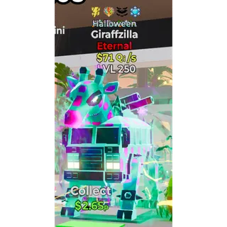 4 Trait Halloween Giraffzilla