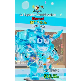 60.6 qi/s Aqua La Superior Combinacion | Max Level | Steal the Brainrot