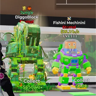 Fishini Mechinini and DiggoBlock