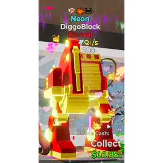 3 Trait Neon DiggoBlock Diggo Block