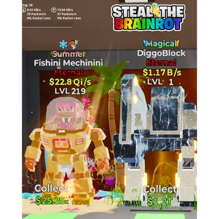 Fishini Mechinini Diggo Block Bundle