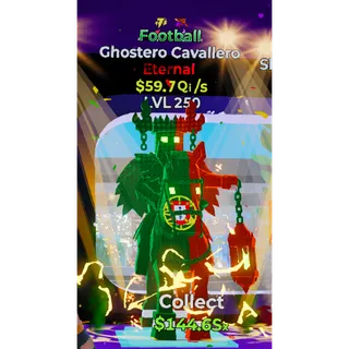 59.7 qi/s FOOTBALL GHOSTERO CAVALLERO MAX LEVEL | TUNG TUNG LIGHTNING TRAIT 