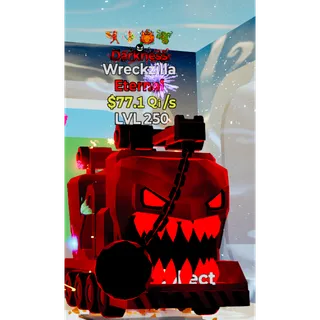 77.1 Qi/s Darkness Wreckzilla | Admin Abuse | Max Level 
