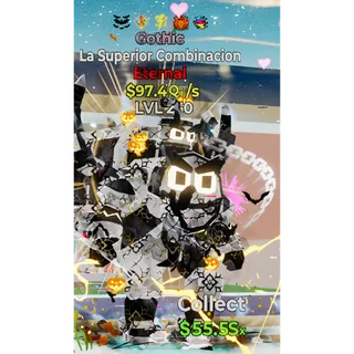 97.4 qi/s Gothic La Superior Combinacion | Max Level | Steal the Brainrot