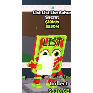 SAB List List List Sahur 10m/s