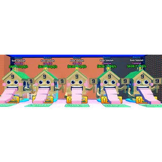 636.23 Qd/S Electric Celestial Esok Sekolah X 5 - Escape Tsunami For Brainrot Bundle