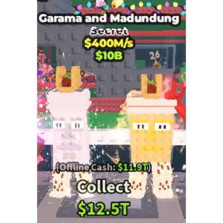 SAB Garama and Madundung 400m/s