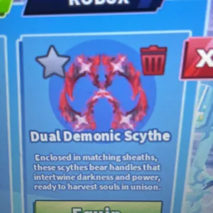 Dual Demonic Scythe